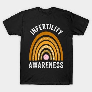 In April We Wear Orange Infertility Awareness Week retro T-Shirt